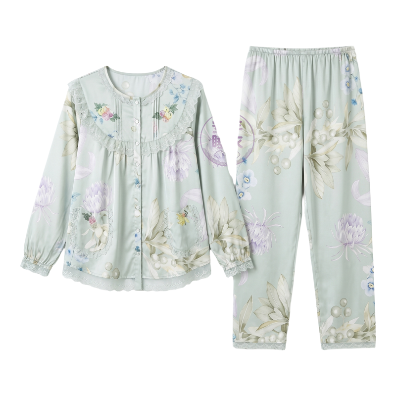 欣琦丝女士天丝纯舒适家居服套装