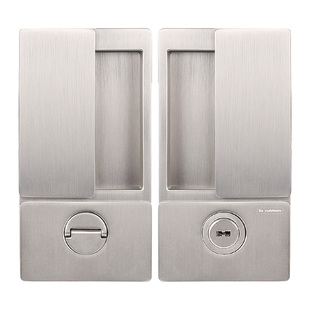 意大利ke resistance隐形无把手设计移门推拉门室内平开门锁极简