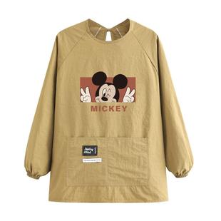 耐穿防油防污罩衣成人家用做饭工作服餐饮服务员定制印字男女围裙