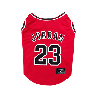 QB宠物狗狗乔dan篮球背心红色雪纳瑞衣服夏装薄款泰迪法斗篮球衣