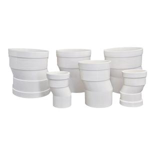 PVC偏置直接管古移位器50/排水管75/110单双承插管接头排水预埋配