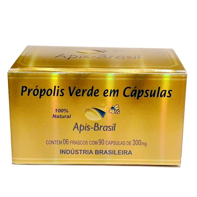 巴西绿蜂胶原装进口apisbrasil金装软胶囊天然原胶提纯高浓度特惠
