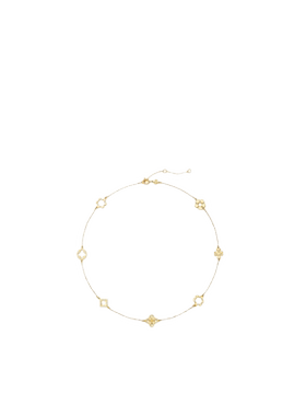 TORY BURCH 汤丽柏琦 勿忘我系列 四叶草项链153710