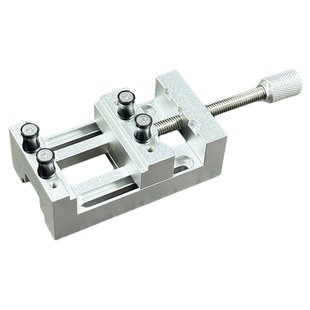 小型精密迷你台钳工作台核桃固定夹具多功能铝合金老虎钳配件主板