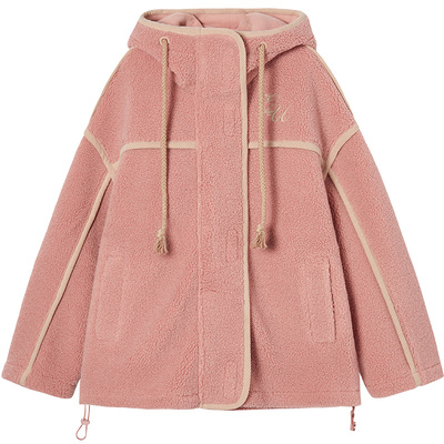 Eptison美式休闲仿羊羔毛外套