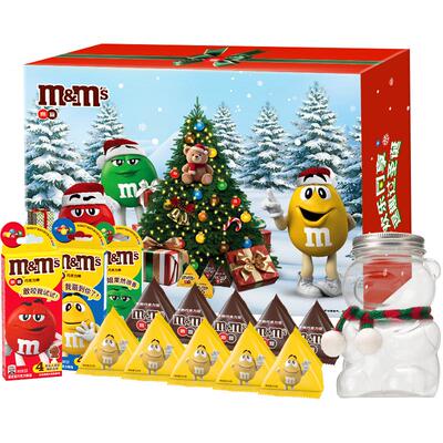 MMS圣诞巧克力小熊礼盒174gx1盒