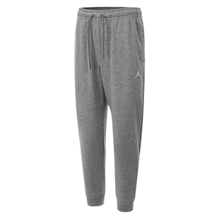 正品JORDAN男子秋冬厚毛圈刺绣小标收口长裤卫裤FV7280-010-091