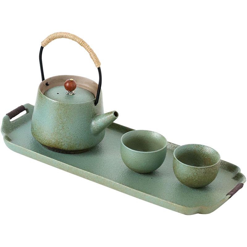尚岩日式2人复古快客杯功夫茶具