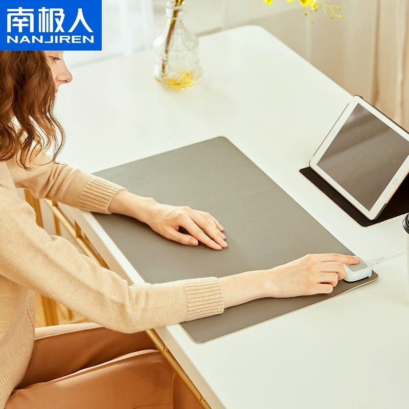 加热鼠标垫超大发热暖桌垫冬天电脑垫子暖手台板办公室书桌面女生