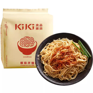 台湾特产舒淇推荐KIKI手工椒麻拌面阳春面速食葱油酱包卷面非油炸