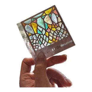 西班牙圣家堂米拉之家透光冰箱贴书签巴塞罗那文创定制周边纪念品