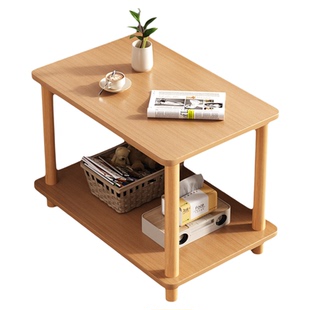 小茶几客厅沙发边几家用可移动卧室小户型床头桌置物架简易出租屋