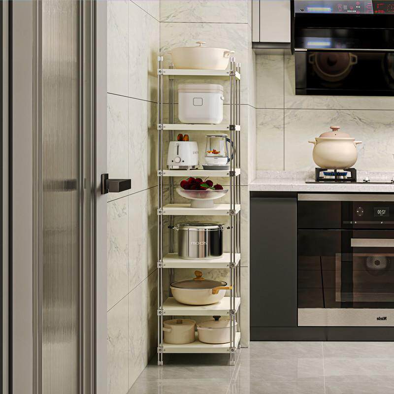 锅架置物架多层落地厨房不锈钢放锅架子家用小电器分层锅具收纳架