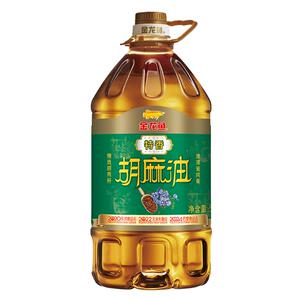 金龙鱼胡麻油特香胡麻油5L食用油物理压榨家用