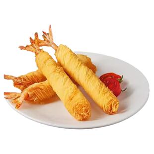 亚洲渔港千丝万缕虾250g*5包装金丝面线虾冷冻油炸黄金虾裹粉大虾