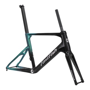 FASTFISH快鱼451小轮径全碳纤维公路车架桶轴碟刹20/22寸休闲车架