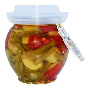 虎将什锦泡菜800g罐装四川眉山泡菜豇豆洋姜泡辣椒大蒜榨菜下饭菜