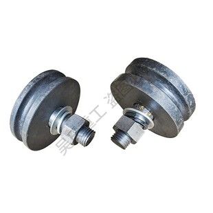 钢筋拉丝机调直一体剥壳轮总成切断双轴承单轴承延伸配件滚轮耐磨