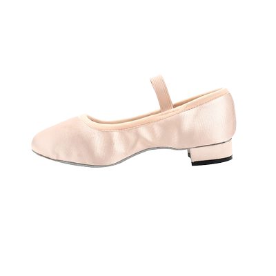 swiga带跟教师鞋纯棉性格舞鞋缎面