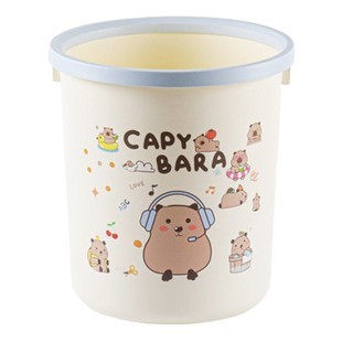 垃圾桶高颜值ins风大号大容量家用厨房卧室厕所可爱创意压圈纸篓