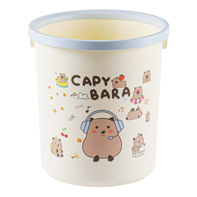 可爱创意压圈纸篓垃圾桶高颜值