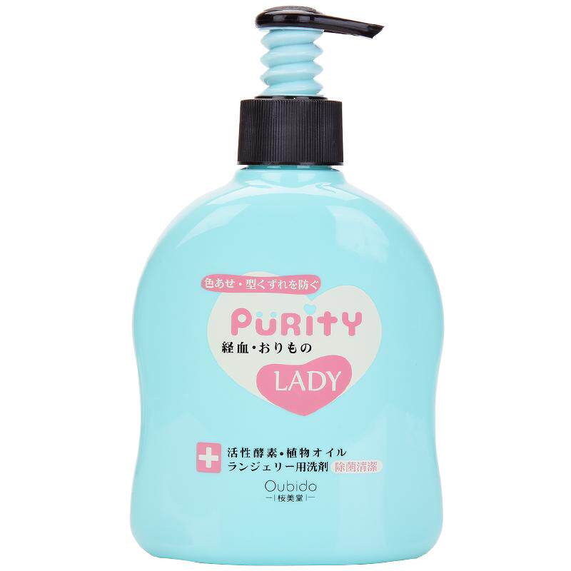 日本进口樱美堂植物女士内衣裤用洗衣液清洁血渍300ml*1