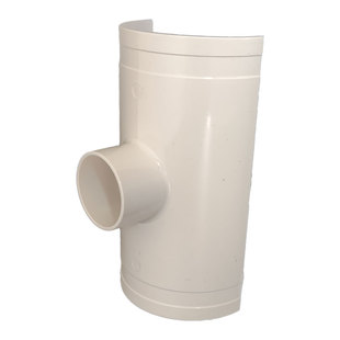 开口三通PVC补漏片11075变径50哈夫节排水管200补漏抢修斜三通160