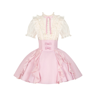 【萝拉小姐 增色】withpuji原创设计 假两件腰间鱼骨连衣裙夏秋