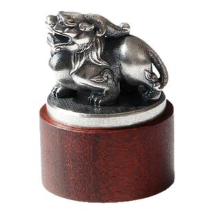 宣品书房印章动物太湖石造型金镶玉印章私章姓名书法国画小楷篆刻定制创意 教师学生用印刻章文创古风纪念品