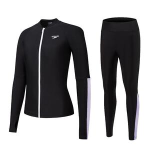 Speedo/速比涛  逐浪系列水陆两用修身冲浪防晒泳衣泳裤女款套装