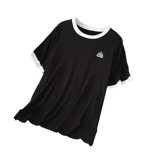 大码女装白色圆领正肩t恤短袖女新款夏季胖mm遮肚子显瘦微胖上衣