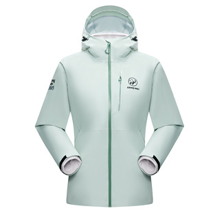 蔡徐坤同款熊猫雨壳LT冲锋衣户外防水防风三防徒步登山三防外套女