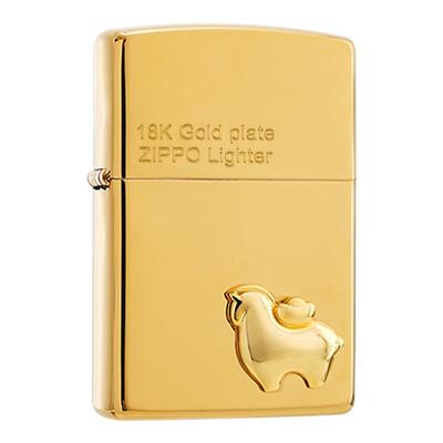 zippo18K福运金马新年礼盒套装