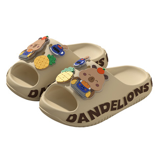 卡皮巴拉儿童拖鞋男童夏季2026新款室内家居男孩浴室防滑凉拖女童