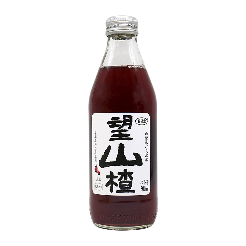 好望水望山楂300ml*6瓶杏福梅好柠萌桃花组合果汁气泡饮品