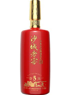 沙城老窖传承5浓香型白酒纯粮