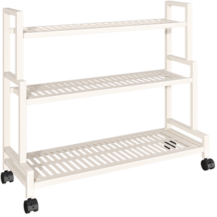 阳台花架落地式置物架2025新款花盆托架铁艺多层可移动植物摆放架