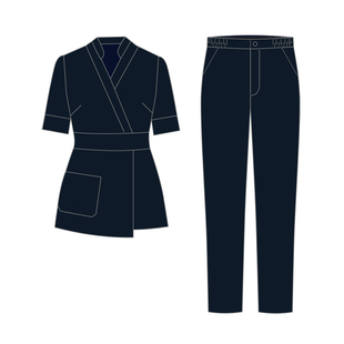 芳名美容师工作服女养生馆SPA足浴技师服美容院高端气质套装新款