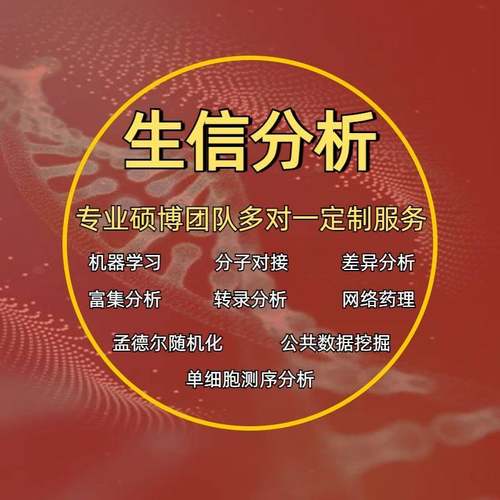 生信分析2-5单细胞测序GEO TCGA数据分析网络药理学数据生物基因