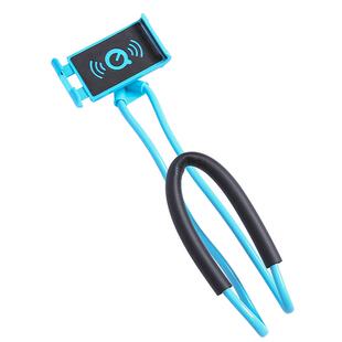 创意加长挂脖子懒人手机支架床头桌面通用手机架子床上多功能神器