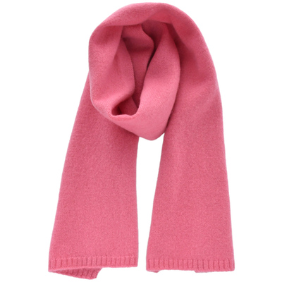 椰白桃红围脖儿童羊毛围脖