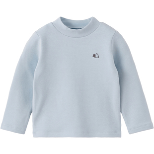 [科技发热]马克珍妮男女童保暖高领打底衫 宝宝T恤冬装新款551695