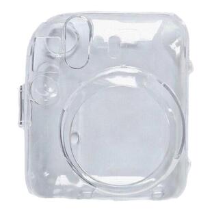 适用微瑕拍立得mini12保护壳instax富士透明水晶保护壳相片袋相机