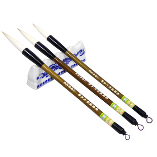 上海周虎臣毛笔羊毫湖笔套装成人中楷大楷行草楷书法隶书国画羊毛