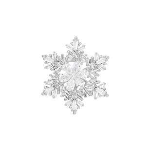 银色雪花胸针女2026新款爆款高级感别针毛呢大衣高档配饰奢华时尚