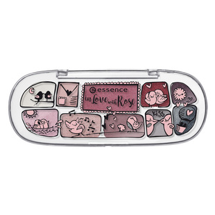 德国现货essence 少女系网红限量美人鱼十色眼影盘玫瑰大地色