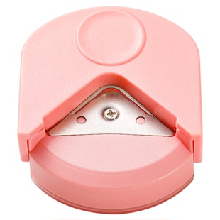 力晴圆角器塑封膜倒圆角器小型裁圆角器照片剪圆角器贺卡卡纸裁纸刀裁纸器R4活页弧形修剪裁剪角刀切角