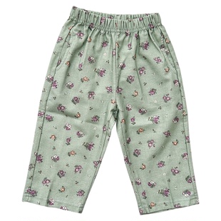 6Z Little日本pippi lotta FW25儿童碎花打底衣打底裤套装长裤