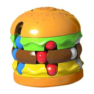 汉堡薯条滚珠魔方小学生益智解压旋转魔豆儿童思维训练男女孩玩具