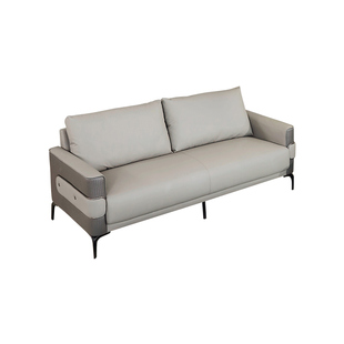 办公沙发简约现代商务接待会客厅等候区会议室老板真皮办公室沙发